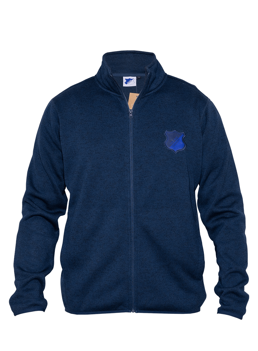 TSG-knitted fleece jacket blue, XS TSG-knitted fleece jacket blue, XS