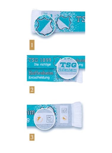 TSG-Fanschal "Erster TSG Schal" TSG-Fanschal "Erster TSG Schal"