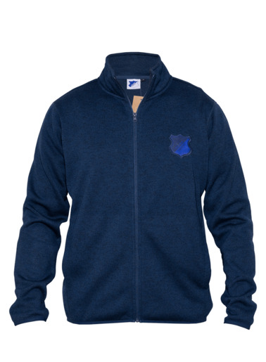 TSG-knitted fleece jacket blue, XS TSG-knitted fleece jacket blue, XS